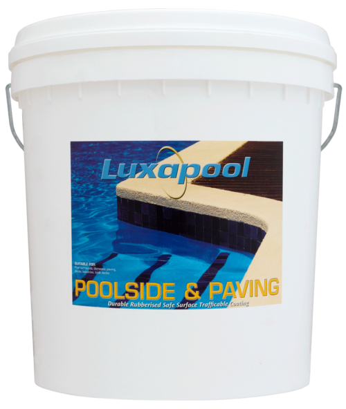 Luxapool poolside and paving